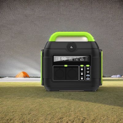 مولد خلايا شمسية محمولة 600W محطة طاقة متعددة الوظائف للمغامرات في الهواء الطلق