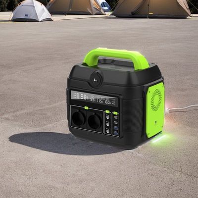 مولد خلايا شمسية محمولة 600W محطة طاقة متعددة الوظائف للمغامرات في الهواء الطلق