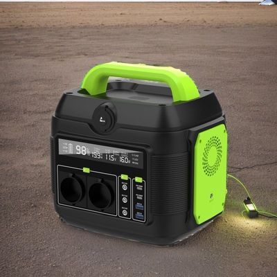 مولد خلايا شمسية محمولة 600W محطة طاقة متعددة الوظائف للمغامرات في الهواء الطلق