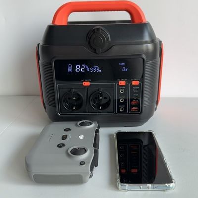 مولد بطارية الليثيوم المحمول 600W / 576wh لمحطة الطاقة RV الخارجي للتخييم
