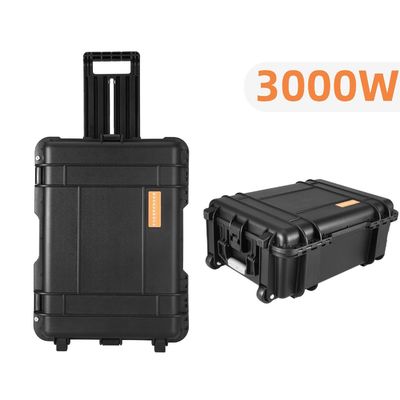 بطارية LiFePO4 3000W2048wh محطة طاقة محمولة لبنك شحن المركبات الكهربائية