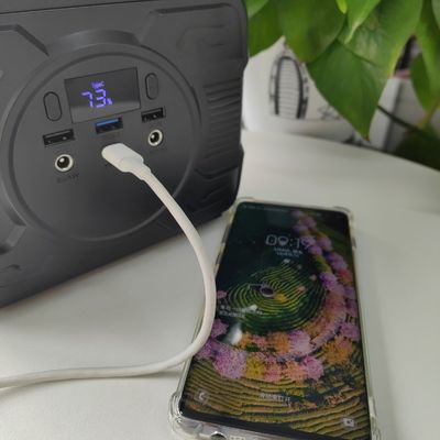 مولد الطاقة الشمسية الخارجي 110/220 فولت AC مع طاقة طاقة 200W ومخرج Ec5