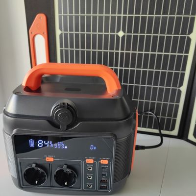 مولد الطاقة الشمسية المحمول 600W/576wh للخروج العائلية التخييم رحلة الطاقة الاحتياطية
