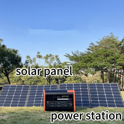 51.52V40ah 3.22V*16s سعة البطارية مولد شمسي 2200W مع ألواح شمسية 2500W