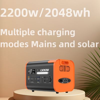 الشحن اللاسلكي محطة الطاقة المحمولة ذات الطاقة العالية 15W 40ah مع عمر دورة 2000 مرة