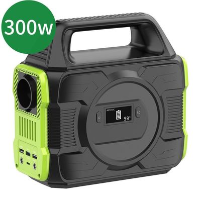 بطارية الليثيوم 300W 288Wh محطة طاقة متعددة الوظائف المحمولة مع شاشة LCD