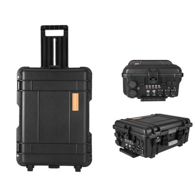 3000W USB/Yype-C 18W Max محطة بنك الطاقة الشمسية المحمولة مع عصا سحب طويلة الأمد