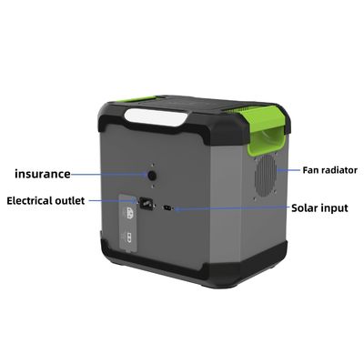 محطة توليد الطاقة المحمولة لتخزين الطاقة مع 12V / 3A نوع C1 الخروج 500W مدخل لوحة شمسية