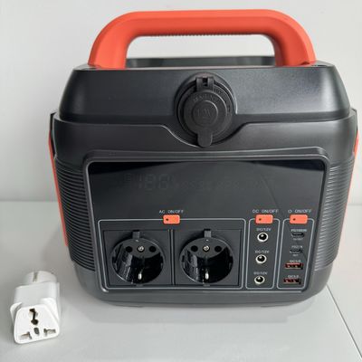 محطة إمدادات الطاقة الطارئة للطاقة الشمسية المحمولة 200W600W مع إنتاج موجة الجانب