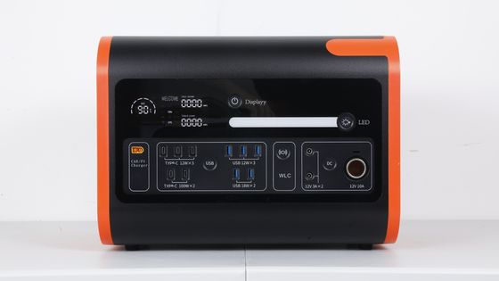 محطة الطاقة الطارئة الخارجية ذات القدرة الكبيرة 2200W 2048wh 40ah مع USB 12W * 3 / 18W * 2