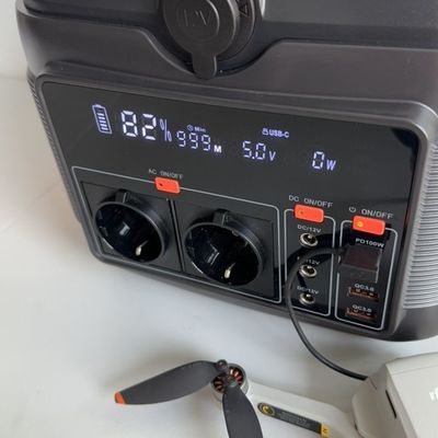 بنك الطاقة الطارئ 600W محطة الطاقة المحمولة تخزين الطاقة مع حياة دورة طويلة