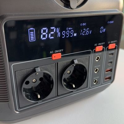 الطلب الطارئ على الطاقة مركز الطاقة المنزلي مع بطارية الليثيوم 600W وإضاءة LED 11W