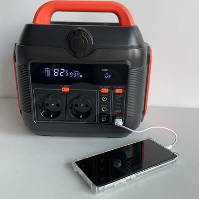 الطلب الطارئ على الطاقة مركز الطاقة المنزلي مع بطارية الليثيوم 600W وإضاءة LED 11W