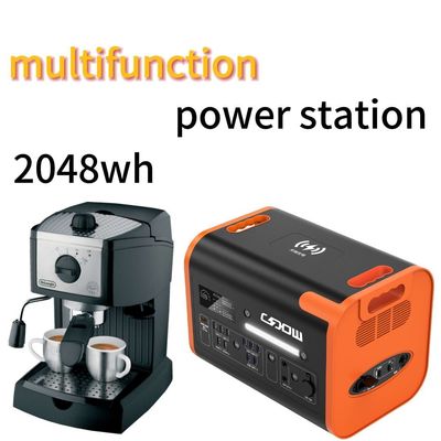 2200W/2048wh 40ah محطة الطاقة المحمولة الخارجي المغامرة مع ومدة الحياة الدائمة