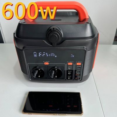 محطة الطاقة المحمولة للطاقة الشمسية الطارئة 600W/576wh مع بطارية الليثيوم في المفضلة
