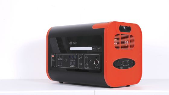 2200W40ah الشحن اللاسلكي محطة الطاقة التخزين الطاقة الشمسية في البرتقالي الساخن مع الأسود