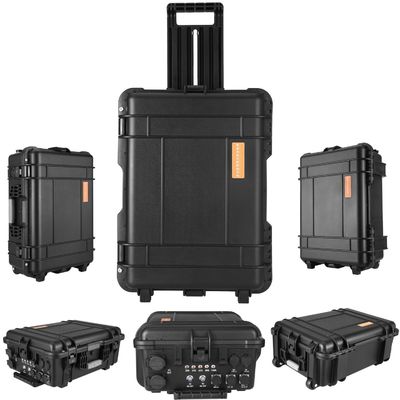 8000W الطاقة القصوى OEM ODM 140ah مولد الطاقة الشمسية في الهواء الطلق محطة الطاقة الطارئة الأسود
