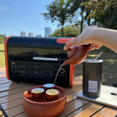 محطة طاقة محمولة مع 3500W إنتاج طاقة ثابت وشاشة عرض بلورية سائلة