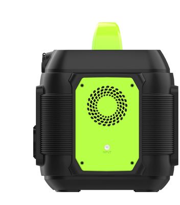 محطة طاقة بطارية ليثيوم أيون 600 واط في الهواء الطلق مع إضاءة LED ومخرج QC3.0