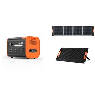 محطة الطاقة المحمولة 1500W / 2200W / 3000W UPS مع جميع مصدرات AC في اللون البرتقالي الأسود
