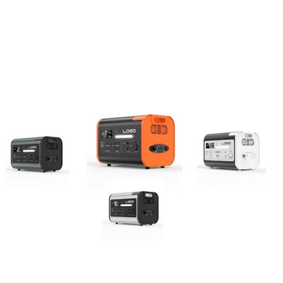 محطة الطاقة المحمولة 1500W / 2200W / 3000W UPS مع جميع مصدرات AC في اللون البرتقالي الأسود