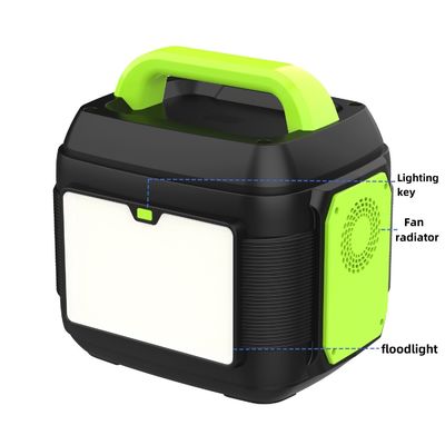 مولد الطاقة الشمسية 600W للتخييم والمنزل الطاقة الاحتياطية محطة الطاقة المحمولة السوق Aii