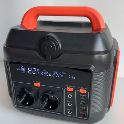 600W بطارية الليثيوم مصدر الطاقة للأسواق Aii USB نوع C DC و AC الخروج