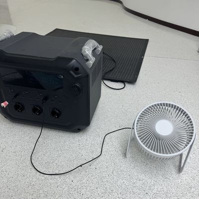 2500W AC Output 3600W مولد شمسي محطة طاقة محمولة للتخييم في الهواء الطلق / RV