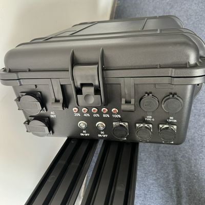 عصا سحب محمولة مع المكواة مولد الطاقة الشمسية LiFePO4 بطارية 3000W 5000W