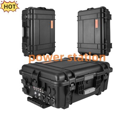 أسود قابل للتخصيص محطة الطاقة المحمولة للصيد في الهواء الطلق 3000W/4000W/5000W/6000W/7000W