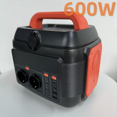 الطاقة الساخنة 600W/576wh AC DC بطارية نوع C الطاقة الاحتياطية الطوارئ محطة الطاقة المحمولة