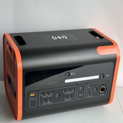 طاقة ثابتة 2200W يمكن أن تدفع 4000W محطة الطاقة للسيارات الخارجية البرتقالية ذات القدرة العالية