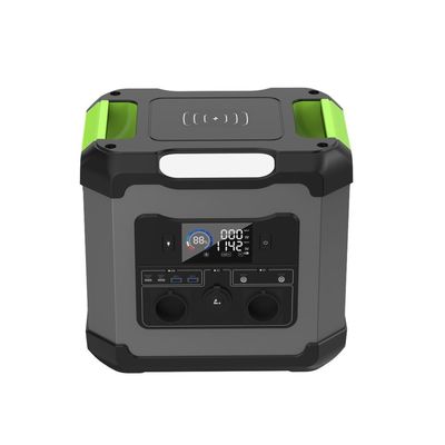 محطة الطاقة المحمولة 1500W طاقة الخروج التيار المتردد ونوع C2 12V / 2.25A للطوارئ