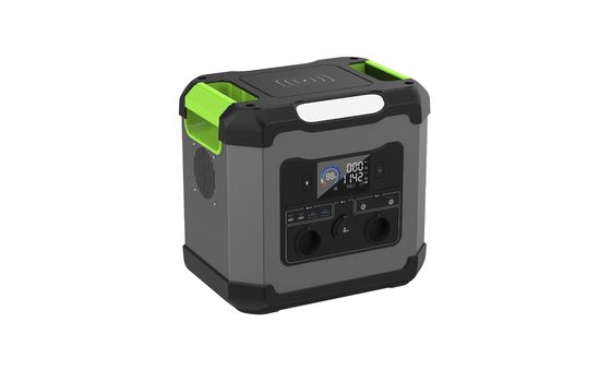محطة الطاقة المحمولة 1500W طاقة الخروج التيار المتردد ونوع C2 12V / 2.25A للطوارئ