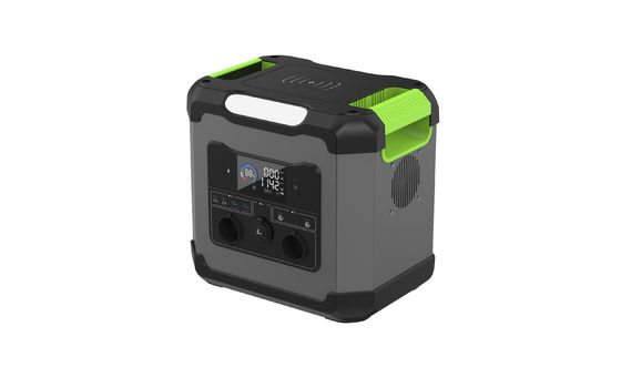 محطة الطاقة المحمولة 1500W طاقة الخروج التيار المتردد ونوع C2 12V / 2.25A للطوارئ