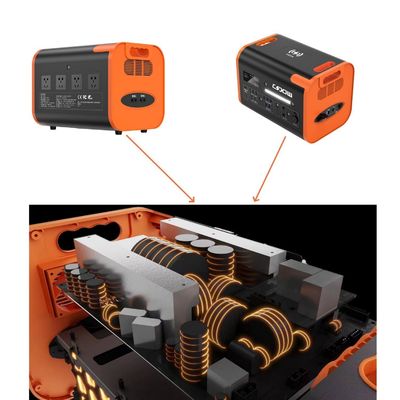 محطة الطاقة المتنقلة للسيارات 40ah 2200W/2048wh/LiFePO4 مجموعة حمام تجميل قابلة لإعادة الشحن مع عاكس