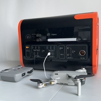 1000W 2200W مولد شمسي محمول بطارية نظام تخزين الطاقة محطة توليد الطاقة USB
