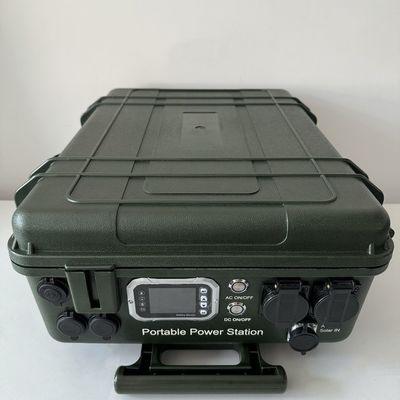 مواد ABS الاطار الوسط 6000W 6048Wh محطات الطاقة المحمولة مع لوحة شمسية USB وشحن السيارة