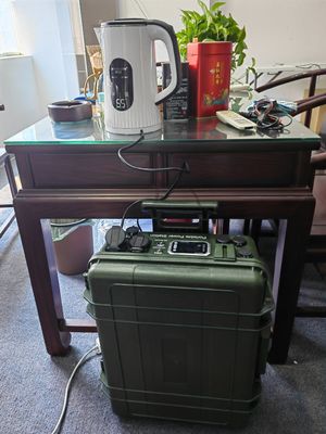 3000W/3024wh مولد الطاقة الشمسية للتخييم في الهواء الطلق مع شحن لوحة الطاقة الشمسية 12-80V Max600W