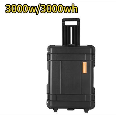 محطة توليد الطاقة المحمولة 3000W/3000wh مع بطارية الليثيوم LiFePO4 توليد الطاقة الشمسية