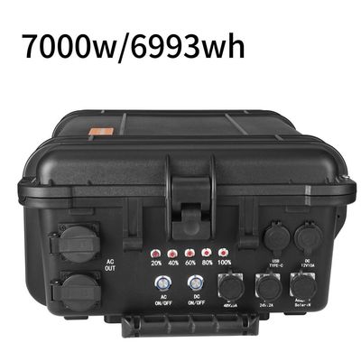 مادة القشرة محطة الطاقة الشمسية المحمولة من سبيكة ABS 3000W / 5000W / 7000W 4000W للخارج