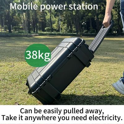 مادة القشرة محطة الطاقة الشمسية المحمولة من سبيكة ABS 3000W / 5000W / 7000W 4000W للخارج