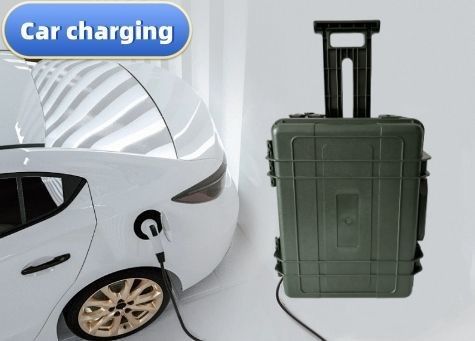 محطة الطاقة المحمولة 6000W/7000W الكبيرة السعة المدمجة للمخيمات في الهواء الطلق المنزل الشمسية