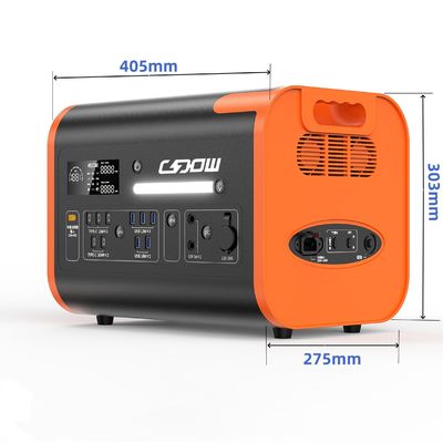 محطة الطاقة المحمولة LiFePO4 40ah/2200W/2400W لشحن متعدد المراحل وحالات الطوارئ