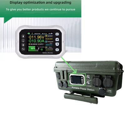 محطة الطاقة الكهربائية ذات الطاقة العالية AC المحمولة القابلة لإعادة الشحن 6000W 6048wh مع نوع C 65W