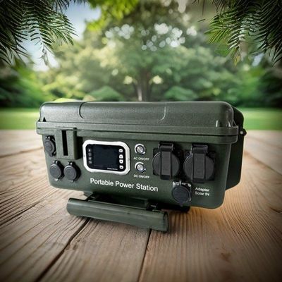 العمل في الهواء الطلق المخيم الطارئ 110V / 230V / 3000W محطة توليد الكهرباء مع منفذ AC / DC / USB