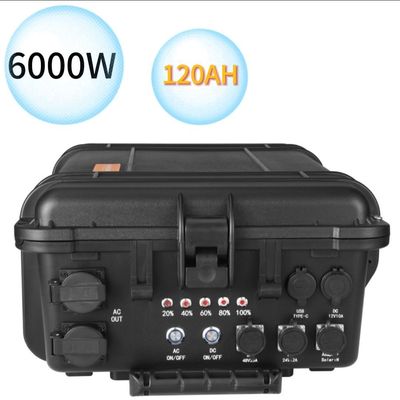 المحمول 6000W/6216wh بطارية الليثيوم الثلاثية تخزين الطاقة محطة الطاقة الطارئة