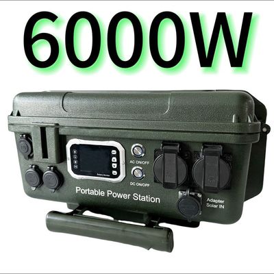 تحكم MPPT 6000W/6048wh محطة طاقة محمولة AC/DC في الهواء الطلق للمنتجات