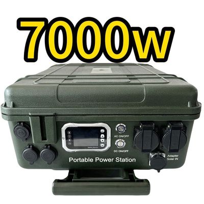 نطاق سوك 5-95٪ إمدادات الطاقة الطارئة في الهواء الطلق محطة الطاقة المحمولة المنزلية 7000W