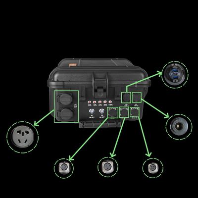 بطارية LiFePO4 3000W/3000wh محطة الطاقة المحمولة المحمولة الاستعداد التخييم الأساسية